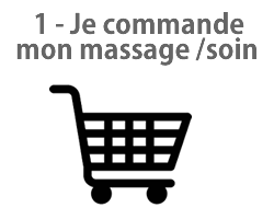 je commande mon massage sur le site